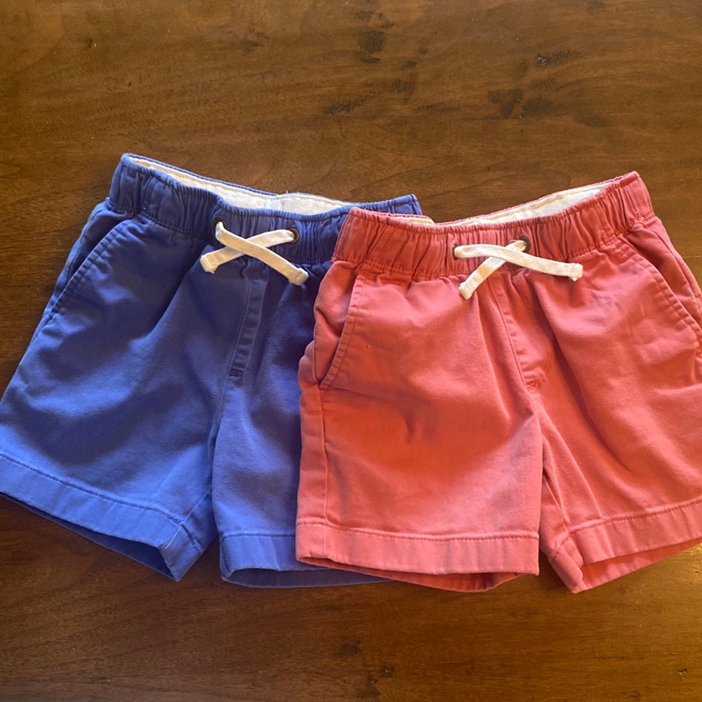 Crewcuts boys dock shorts, size 5. (2 pair)